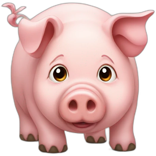Biggest pig emoji