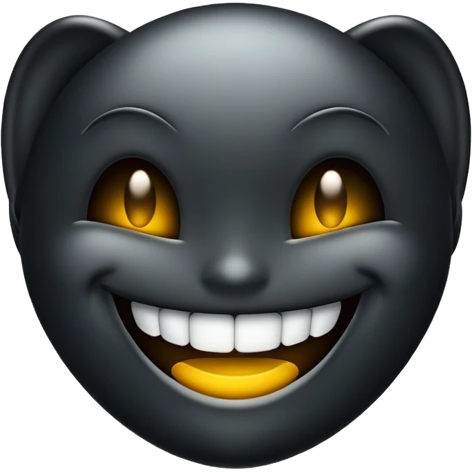 Black smile  emoji