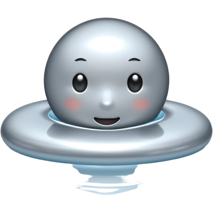 wet chrome surface, silver liquid shine, intimate erotic mood emoji