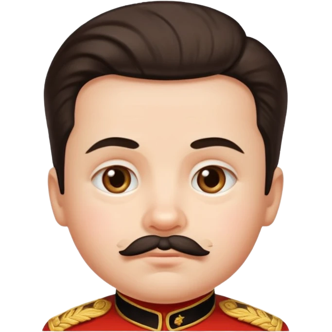 Cute baby face Stalin emoji