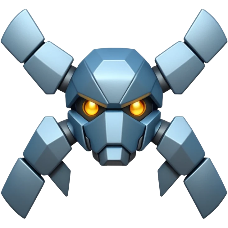 Haz un emoji del Pokémon metagross y 1ue sea fiel al pokemos emoji