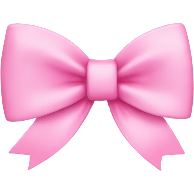 pink bow emoji