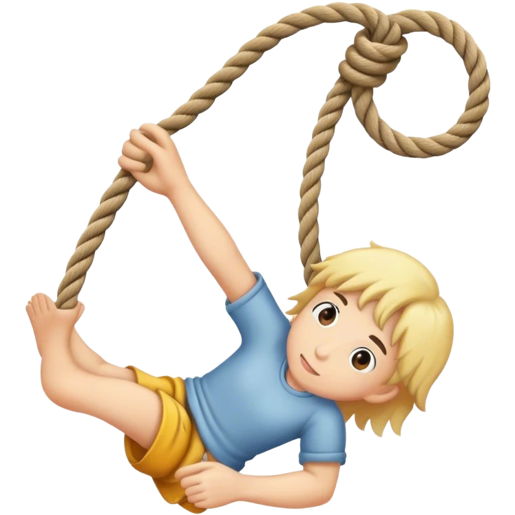 letting go of a rope  emoji