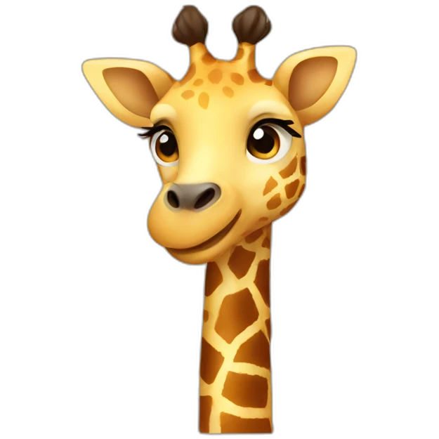 tiny giraffe emoji