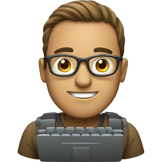 software engineer with keyboard emoji