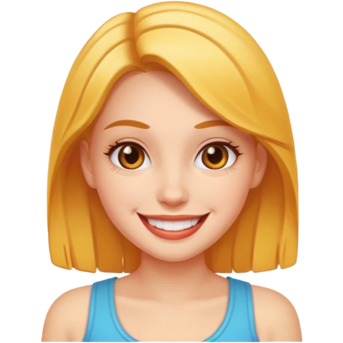 A hot girl emoji