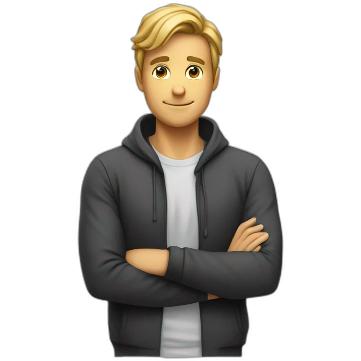 guy who thinks that he is the smartest emoji