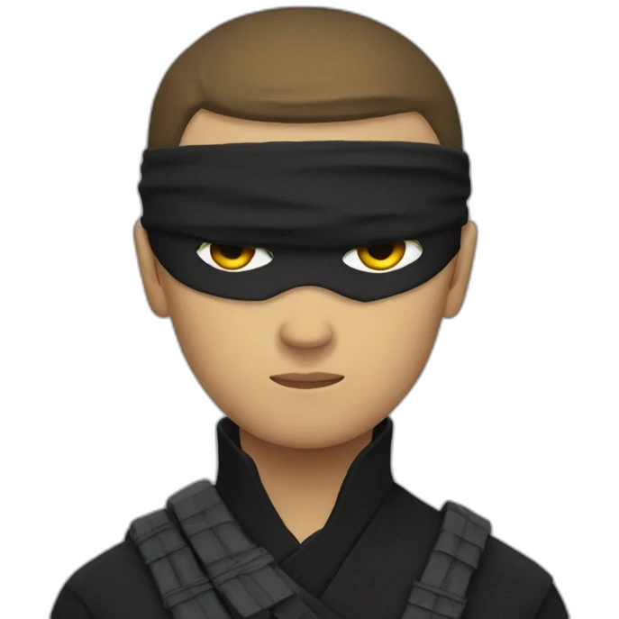 So sad ninja emoji