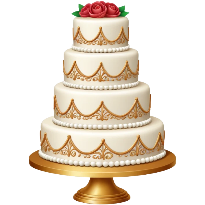 Vintage Cake Lambeth Decoration emoji