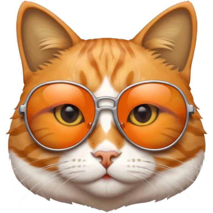 Cat wearing sunglasses emoji
