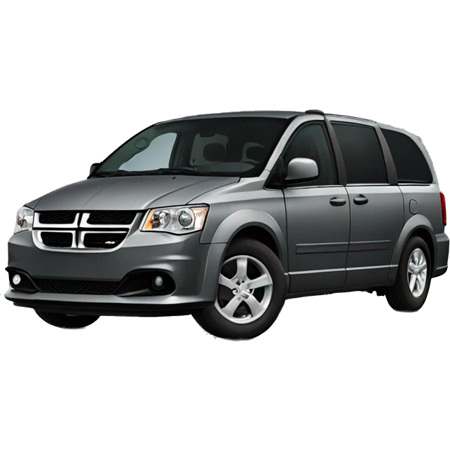 Dark Grey dodge caravan emoji