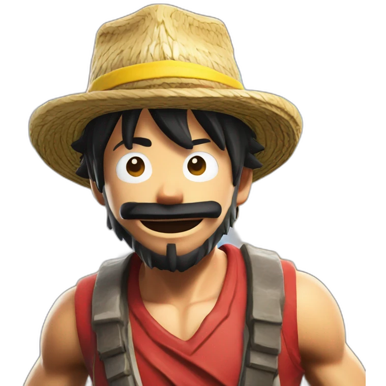 Luffy in fortnite emoji