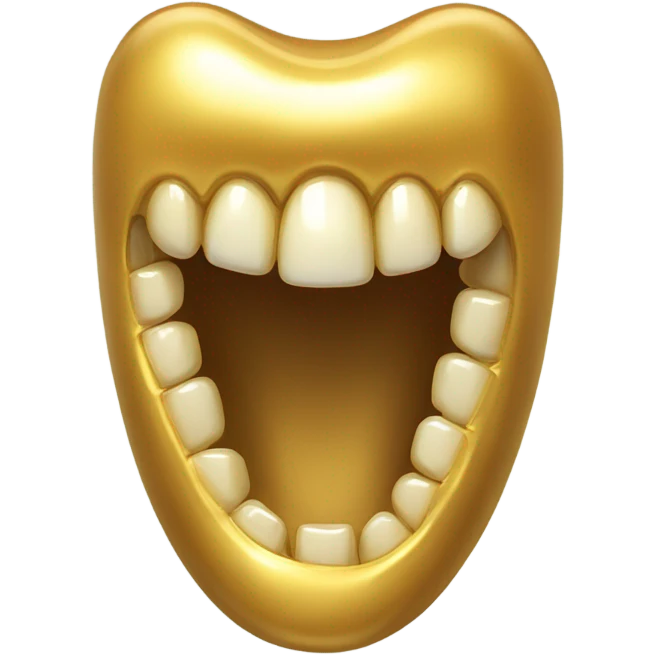 Gold tooth emoji