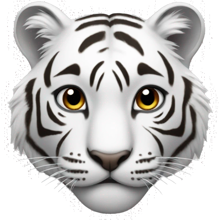 white tiger emoji