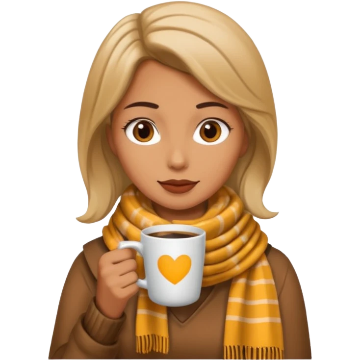 Kedi bayan kahve emoji