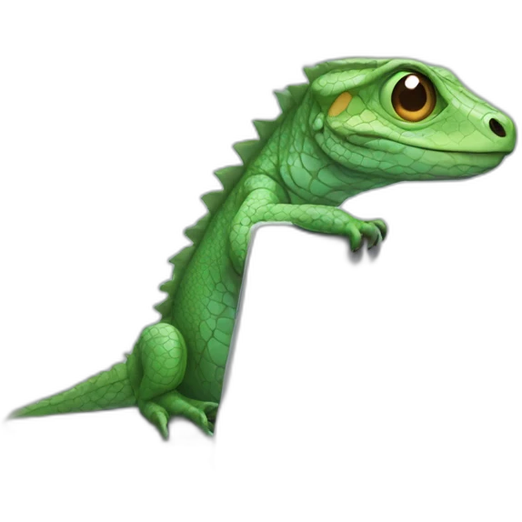 reptile on a laptop emoji