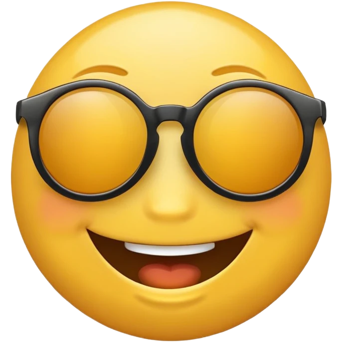 Cool emoji with sunglasses  emoji