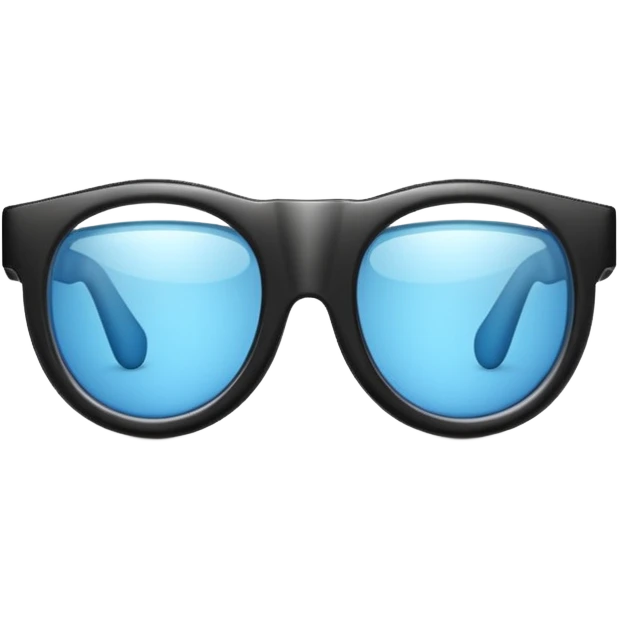 Create a high-quality 3D render that transforms the emojis 👓 into 3D objects. Pixar-style, 

 emoji