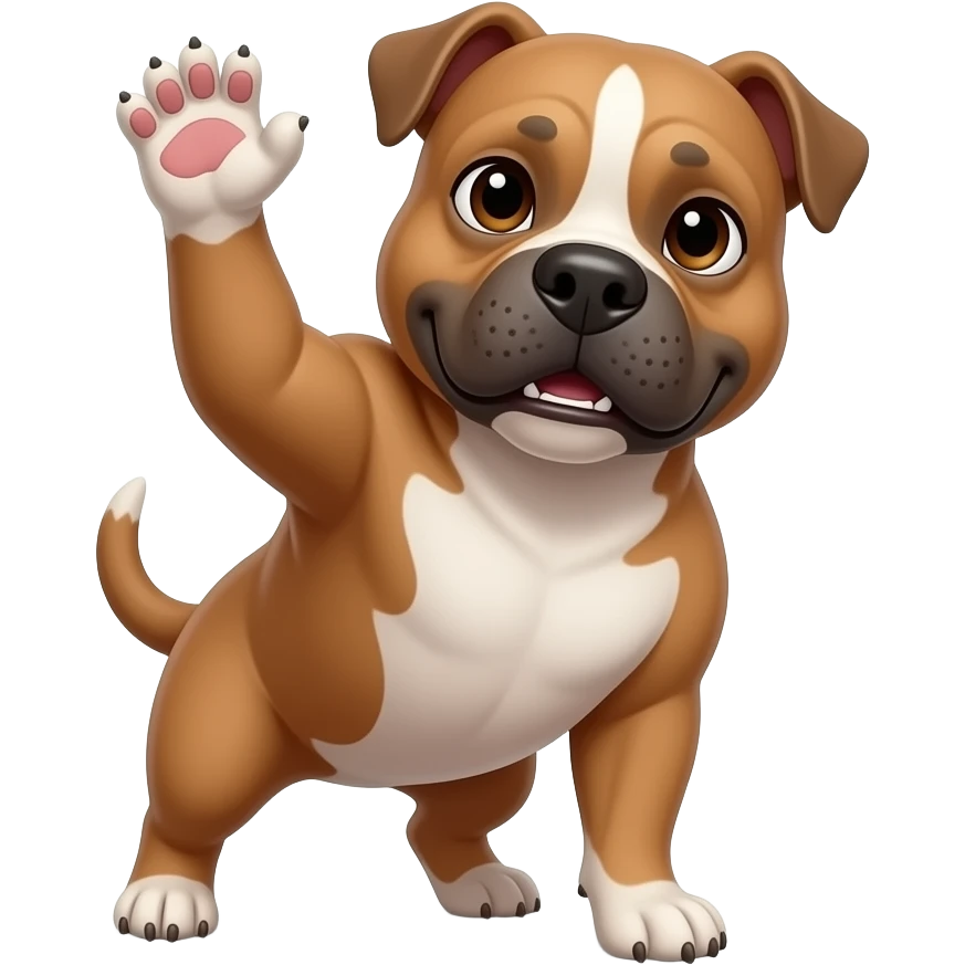 pitbull high five emoji