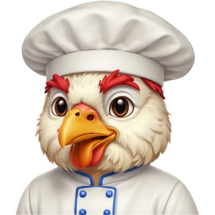 Chicken do the chef kiss emoji