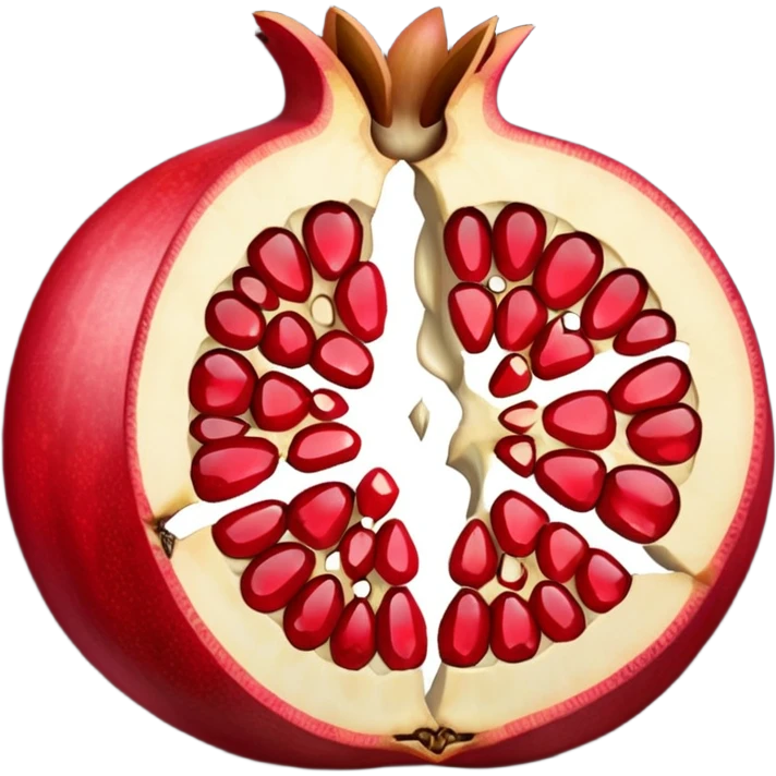 Cracked open Pomegranate emoji emoji
