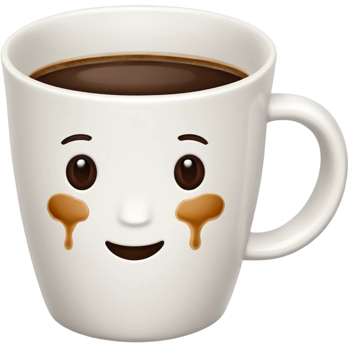 Empty Coffee Cup a view from upwards and i should see the bottom of the coffee cup  emoji