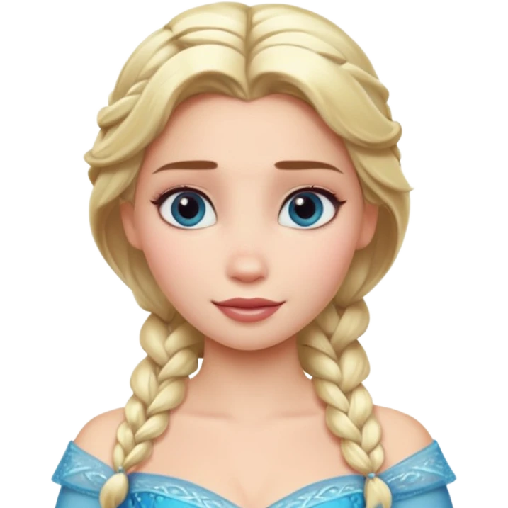 elsa frozen disney emoji