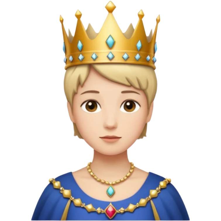 short hair royal emoji