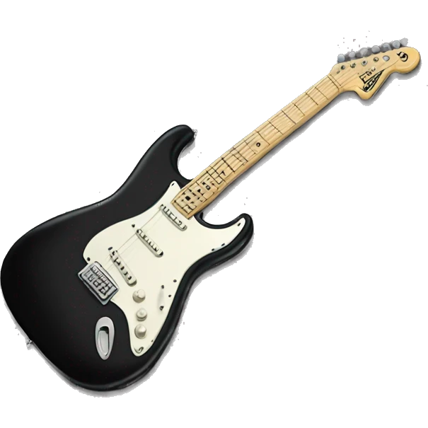 Black fender Stratocaster  emoji