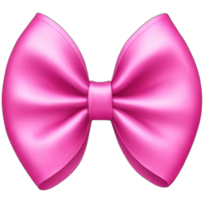 pink bow emoji