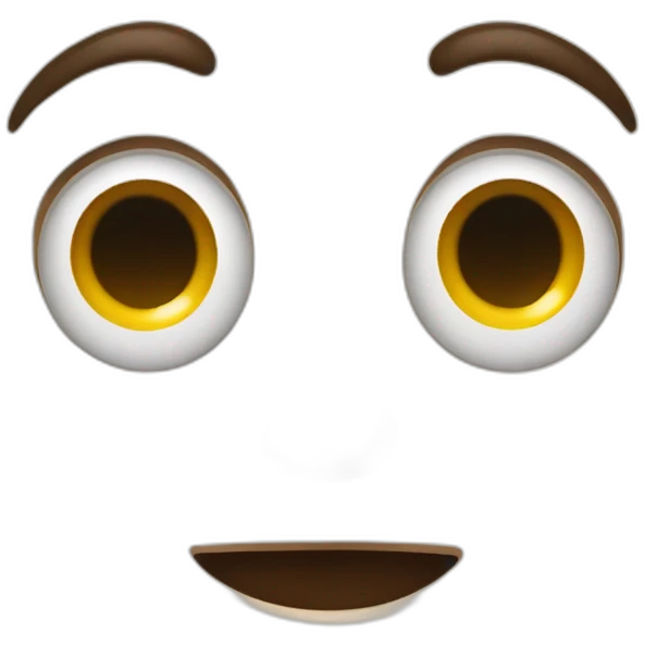 Rire avec des gros yeux emoji