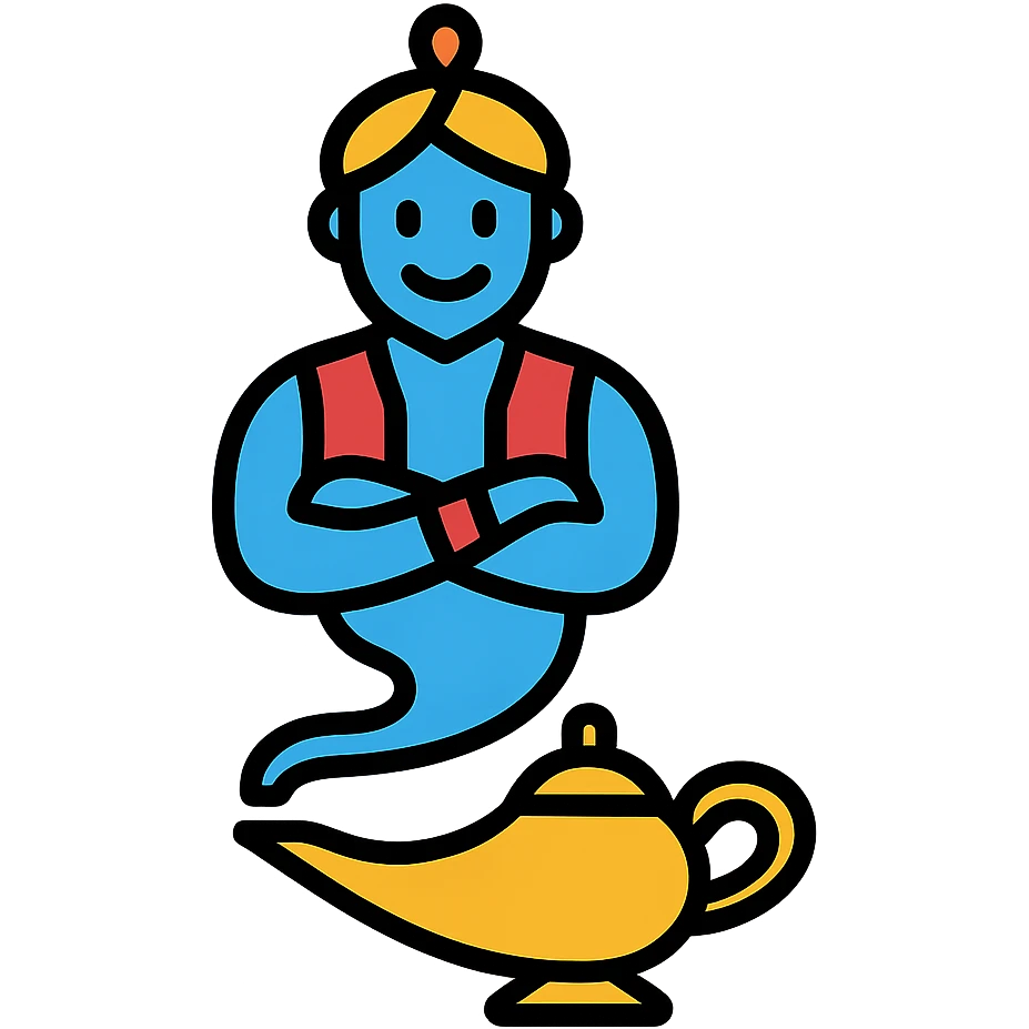 Djinn vodka taxi icon emoji