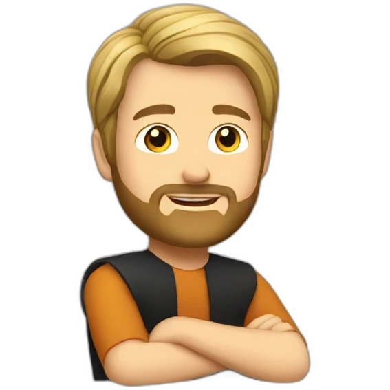 Will Riker sitting emoji