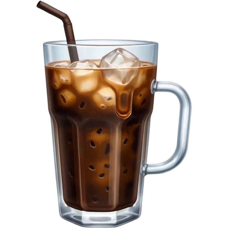 Iced coffee aesthetic emoji