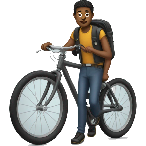 henry with bike emoji