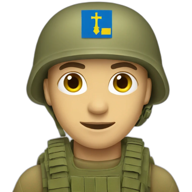 ukraine soldier and freedom emoji