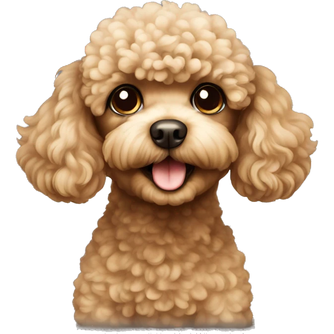Toy poodle emoji