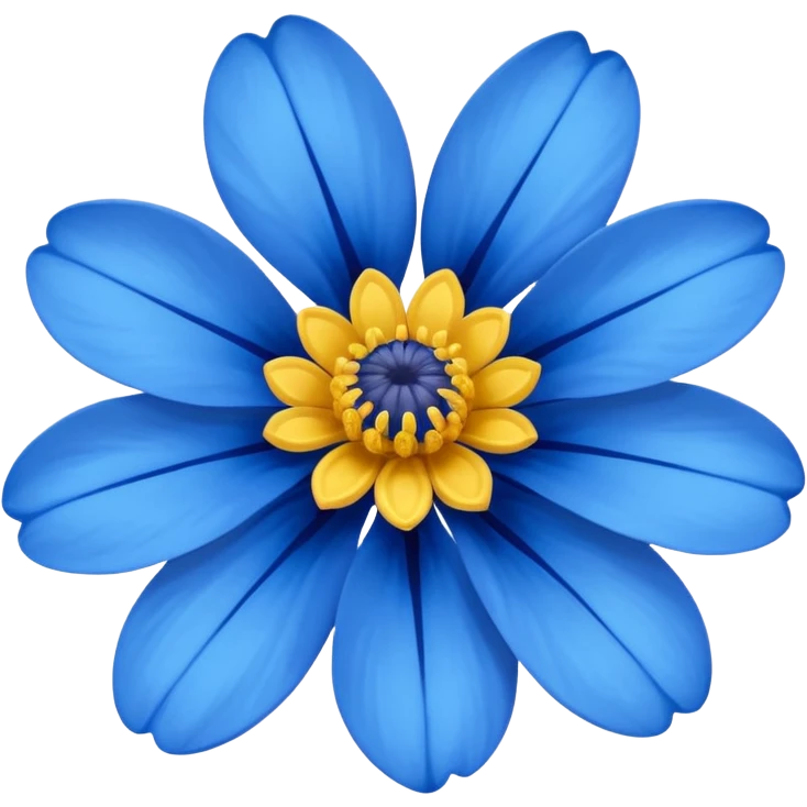 Blue flower emoji emoji