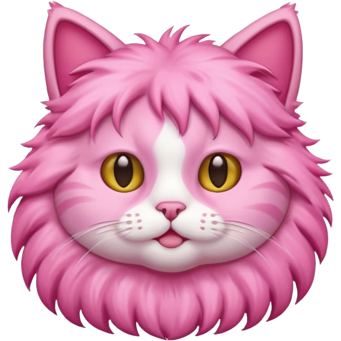 Pink cat emoji