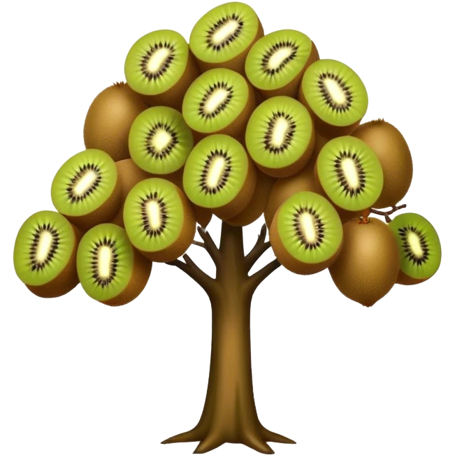 kiwi fruit tree emoji