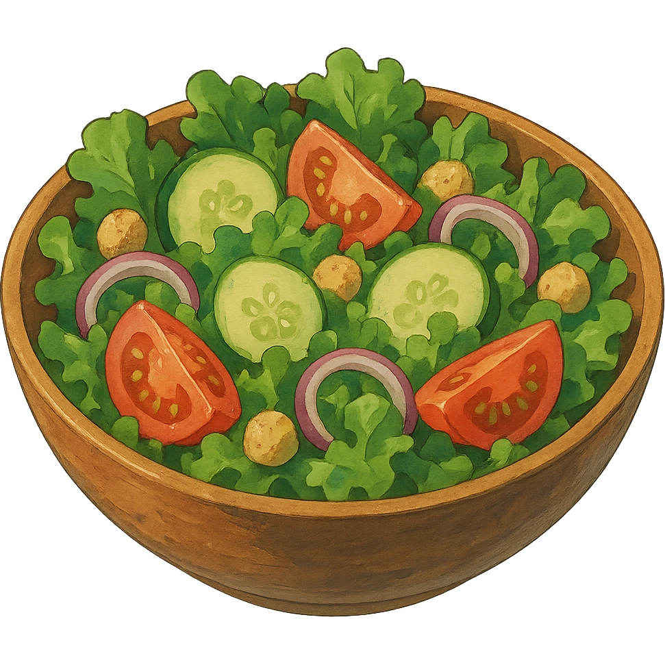 bowl of salad emoji