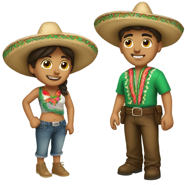 a mexican boy hittin on my girl with a sombrero emoji