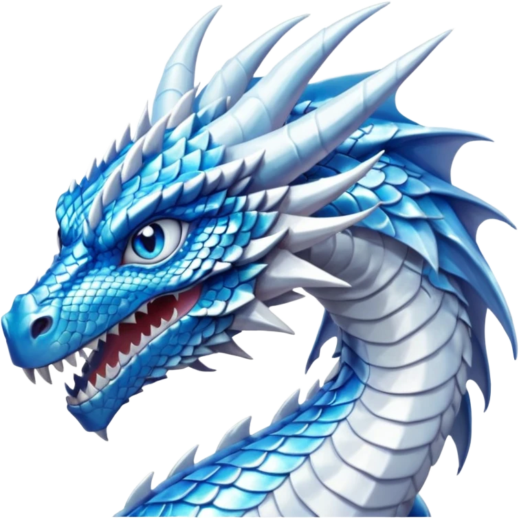 Blue eyes white dragon from yugioh emoji