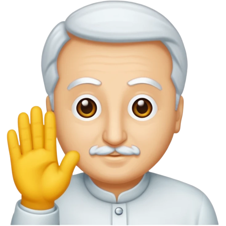 Şapkalı gülen yüz emoji