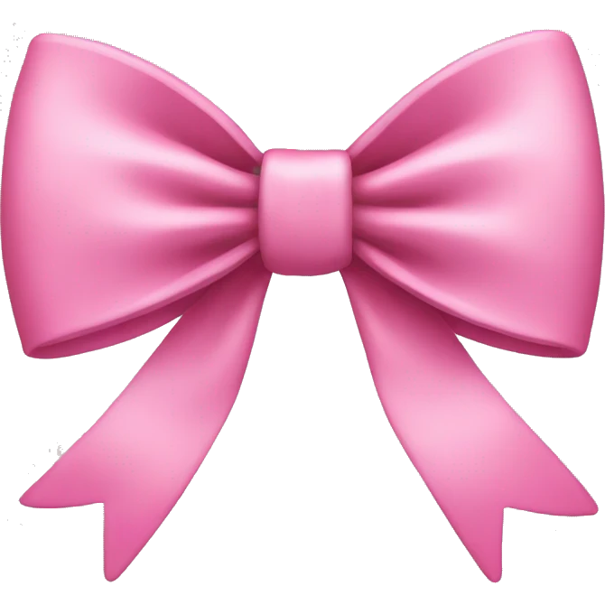 Pink bow  emoji