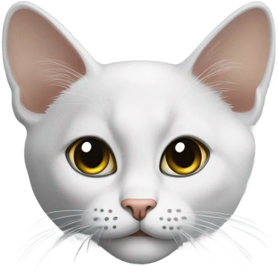 Рыжая кошка спит на черном кресле emoji