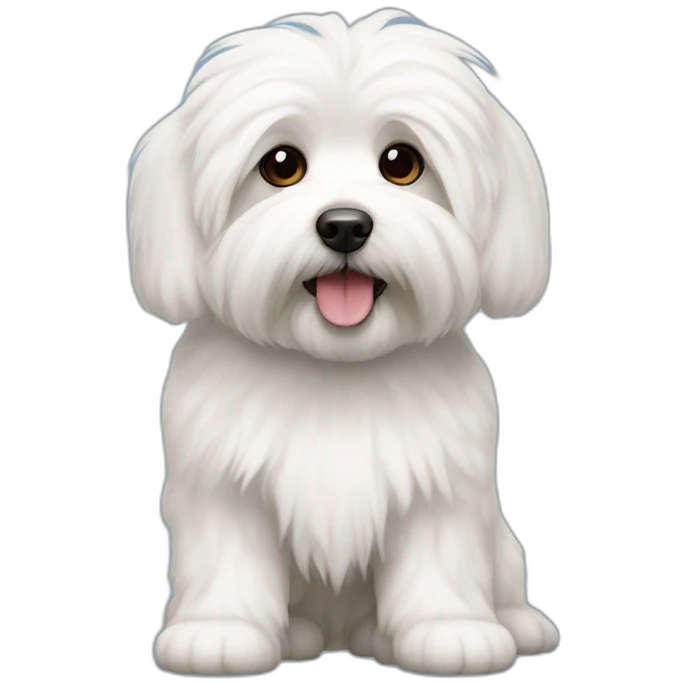 Coton de tulear emoji