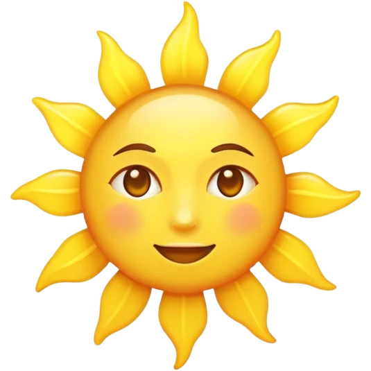 Sun emoji