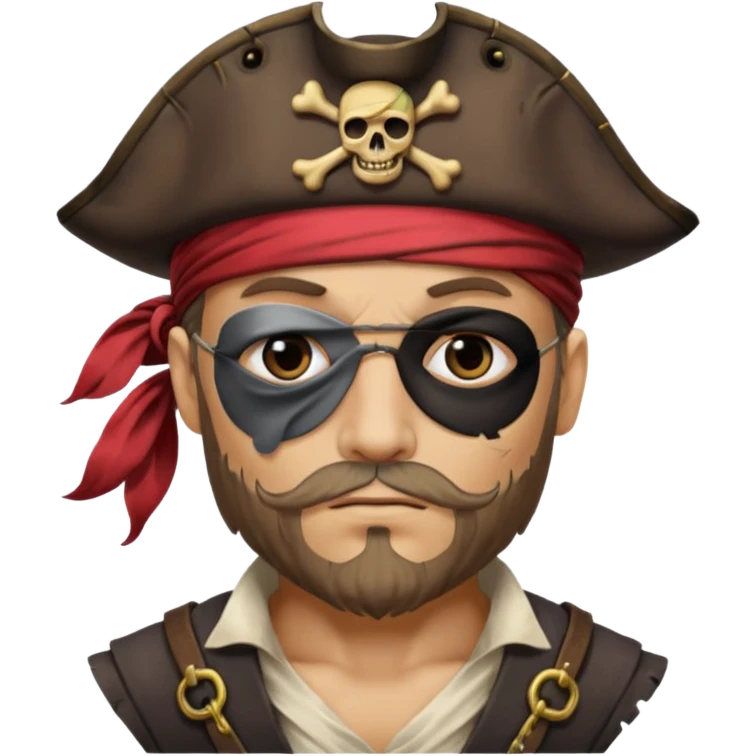 pirate and parrot emoji