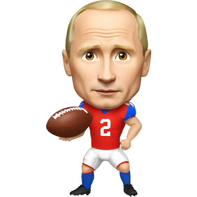 Putin playing football  emoji